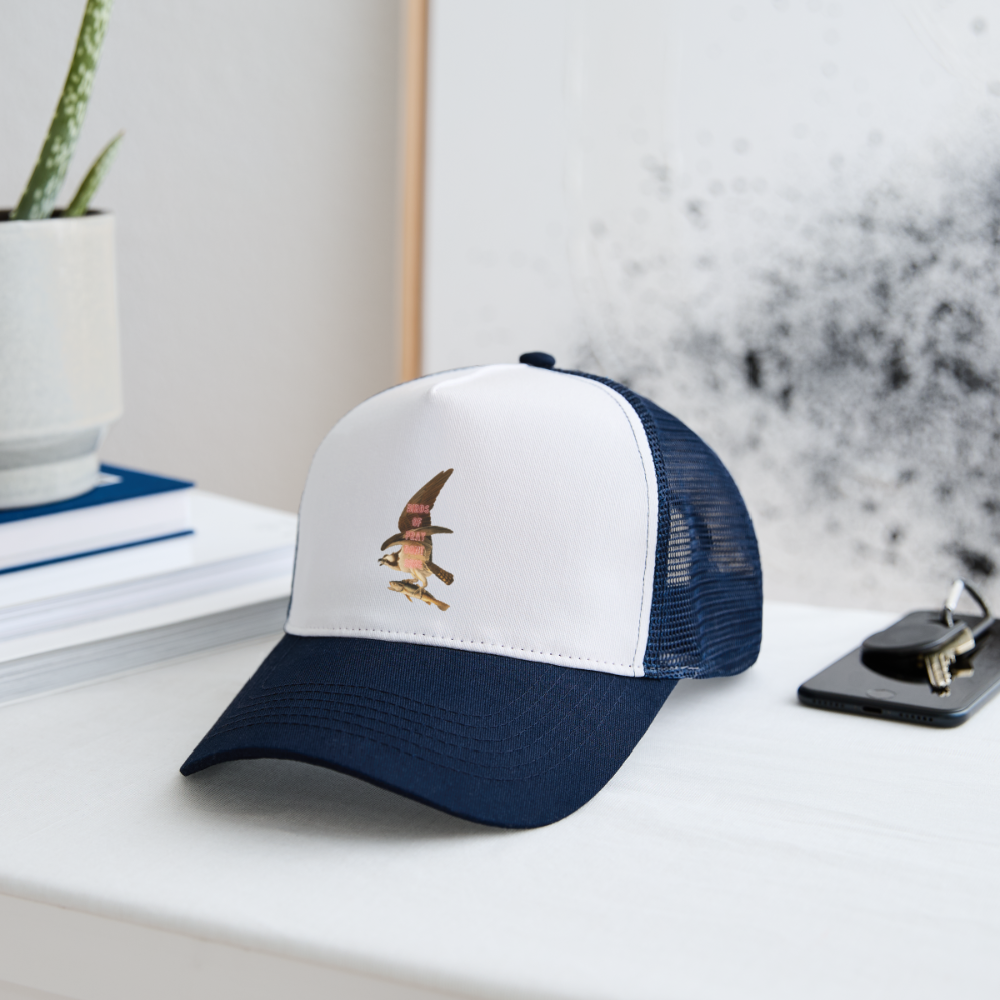 Birds of pray don't sing - Batch1 - Trucker Cap - Weiß/Navy