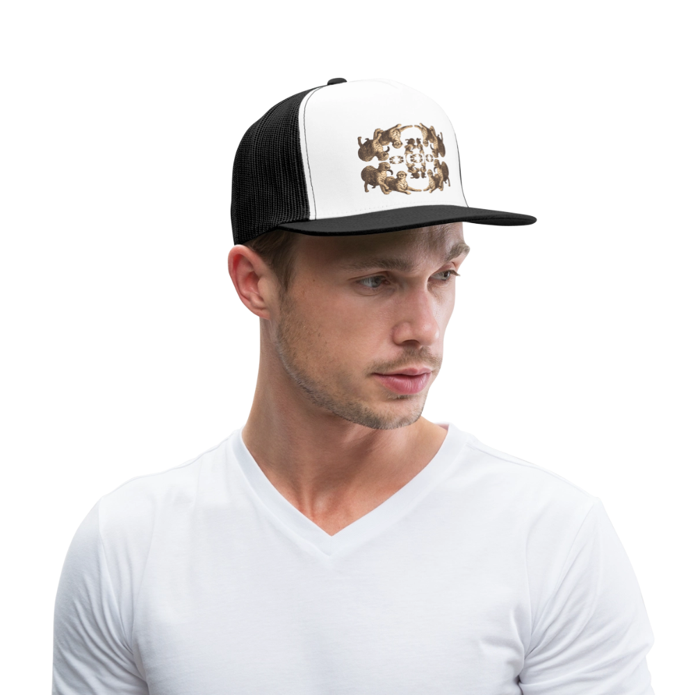 Eye of the Tiger - Batch1 - Trucker Cap - Weiß/Schwarz