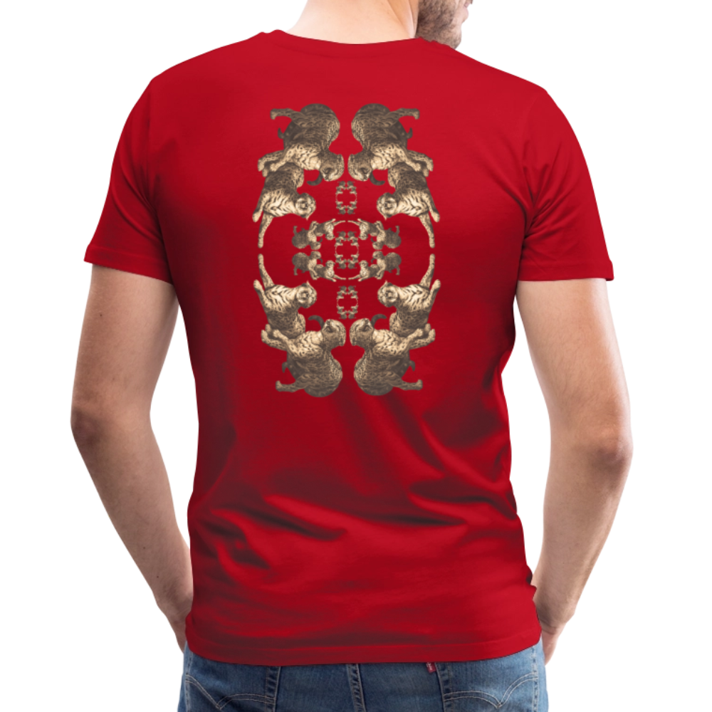 Eye of the Tiger - Batch1 - Männer Premium T-Shirt - Rot