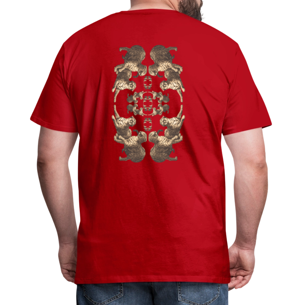 Eye of the Tiger - Batch1 - Männer Premium T-Shirt - Rot