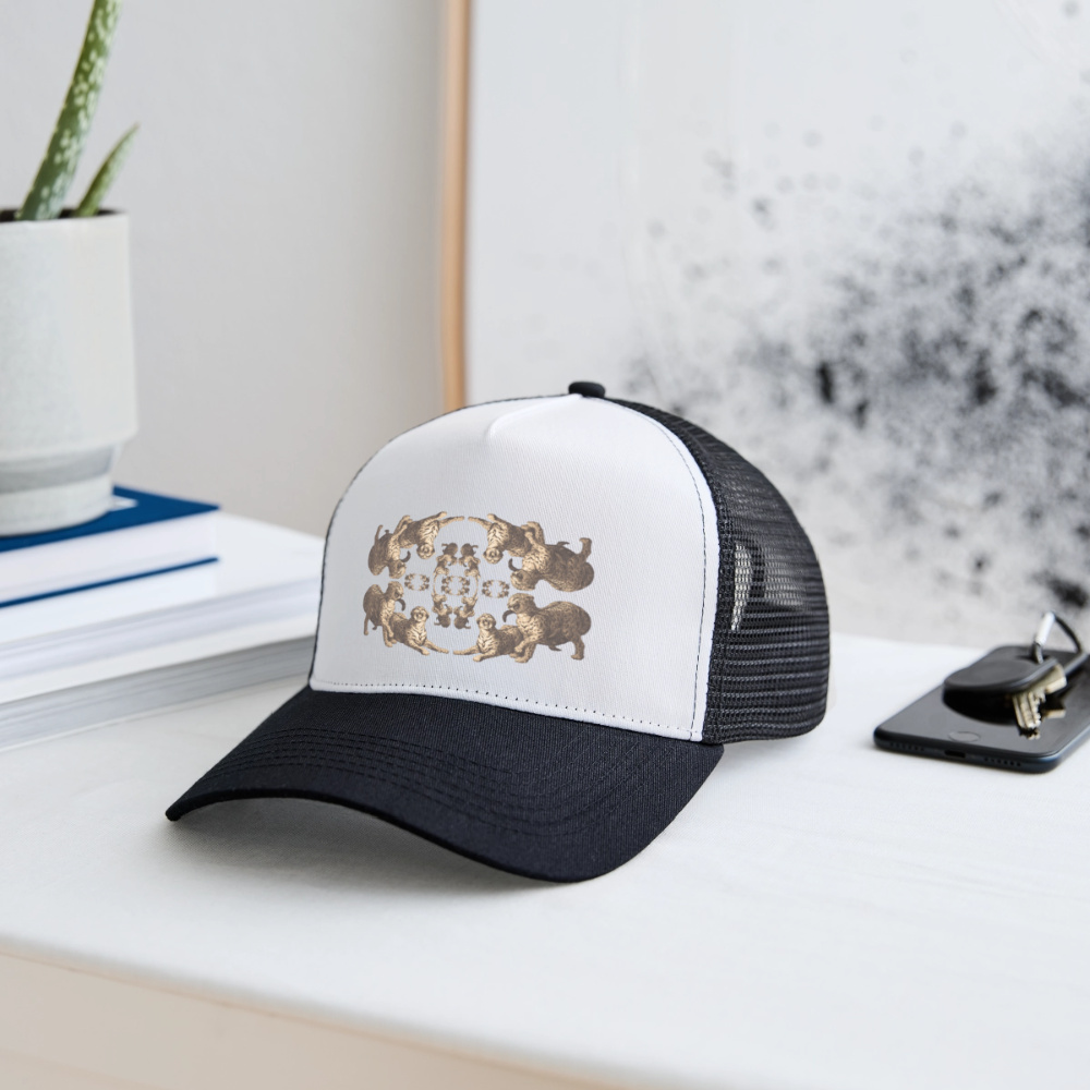 Eye of the Tiger - Batch1 - Trucker Cap - Weiß/Schwarz