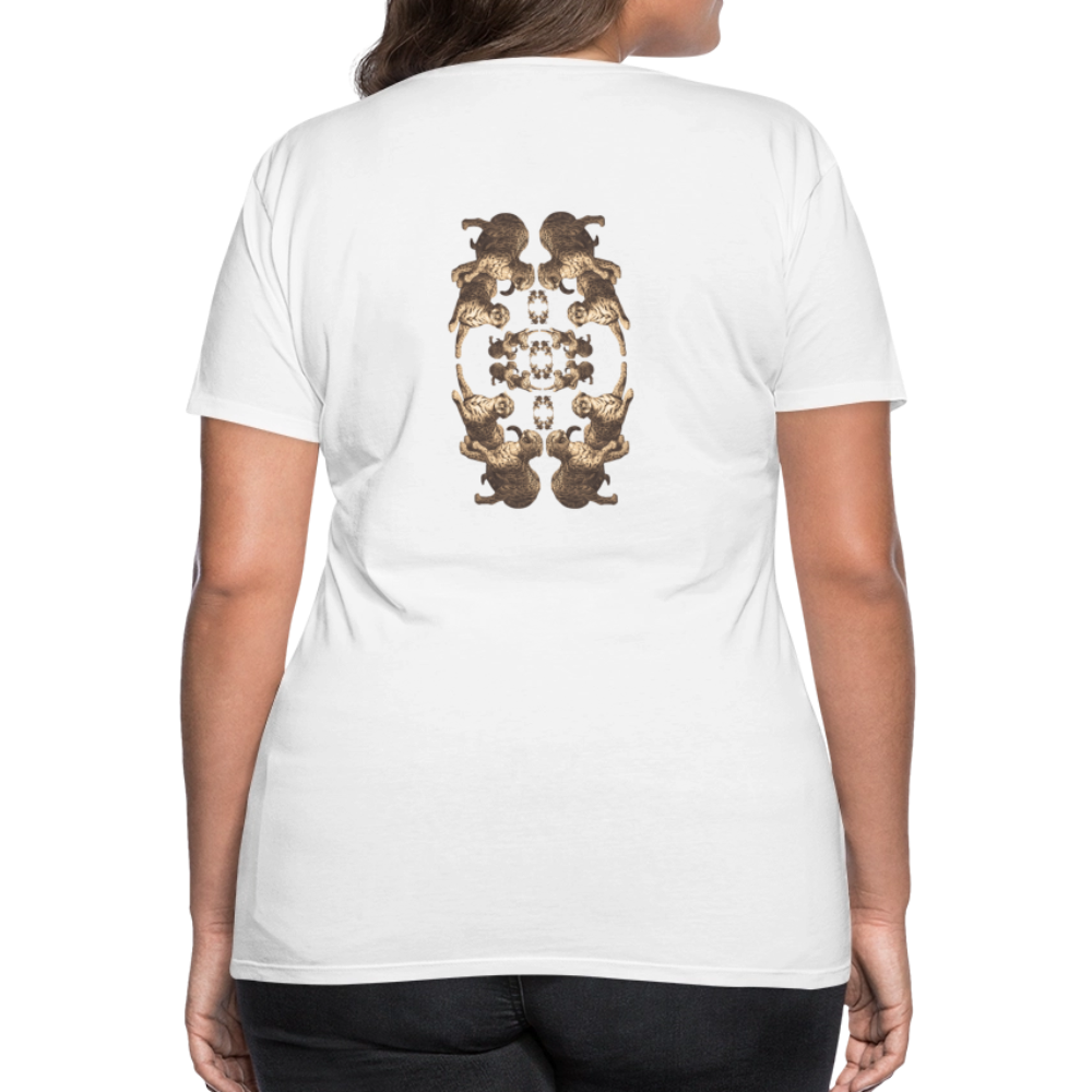 Eye of the Tiger - Batch1 - Frauen Premium T-Shirt - Weiß