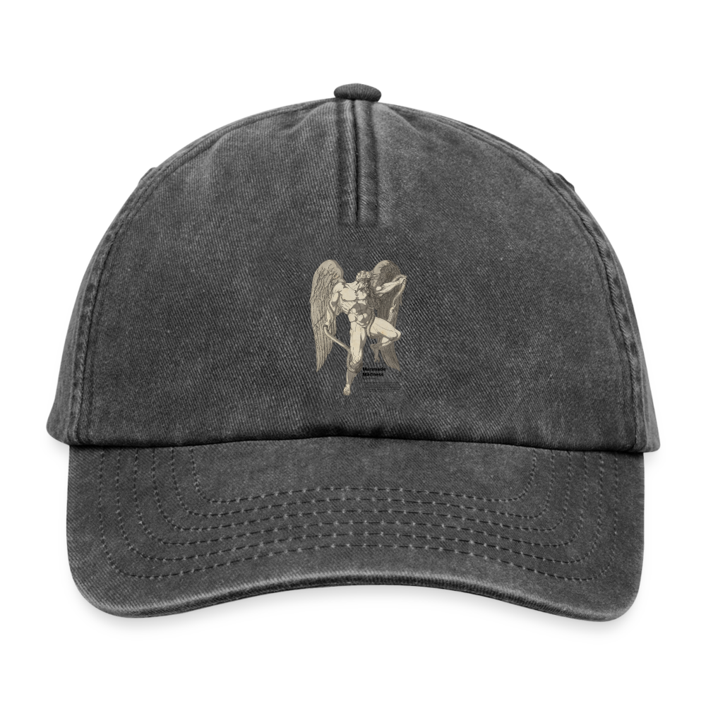 Manmade Madness - Batch1 - Relaxed Vintage Cap - Vintage Schwarz