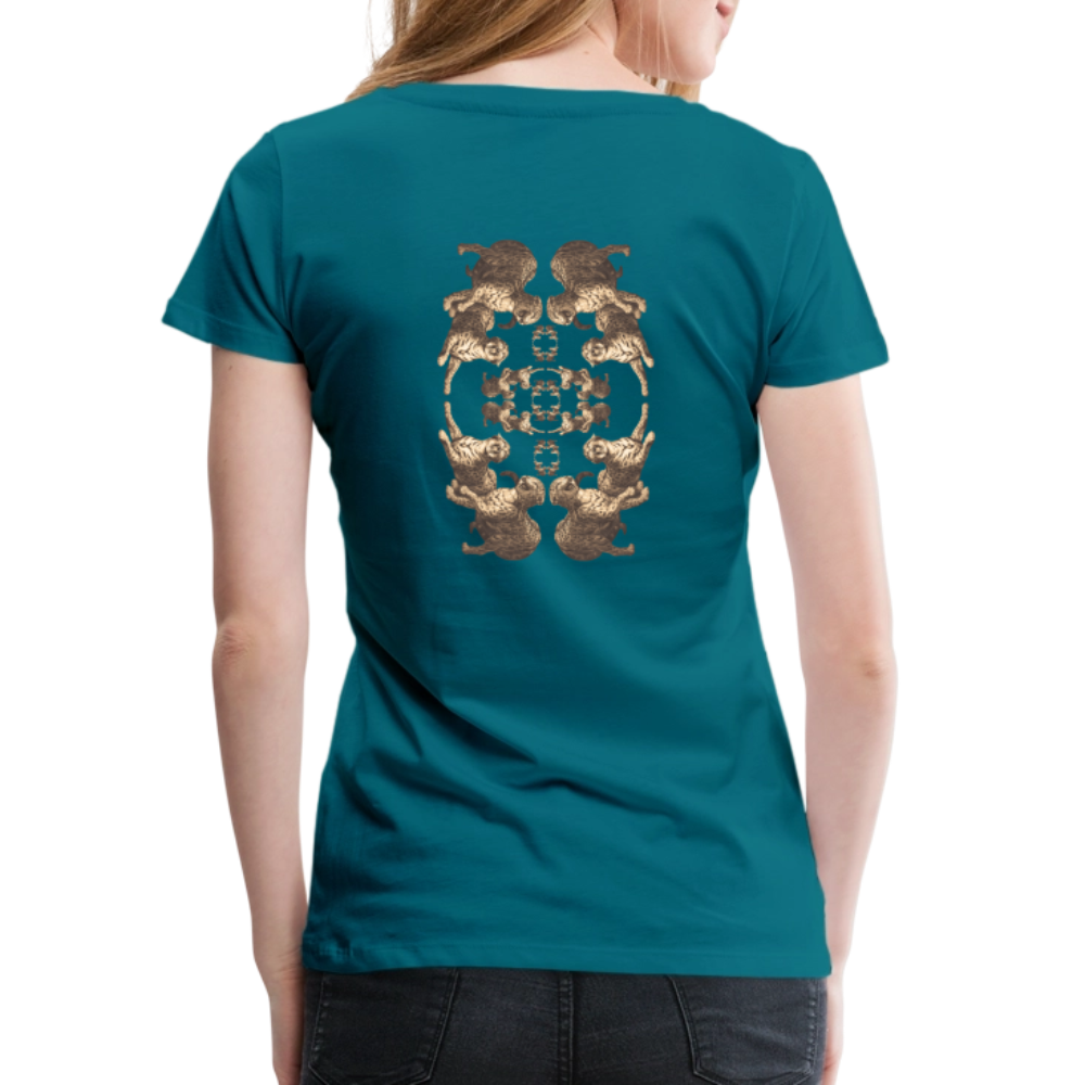 Eye of the Tiger - Batch1 - Frauen Premium T-Shirt - Divablau