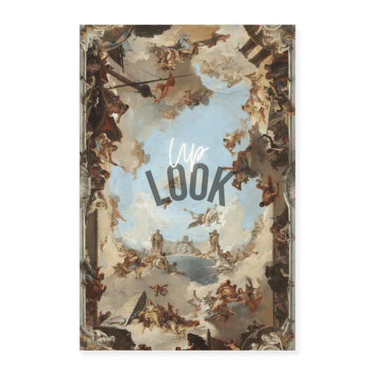 Look Up - Batch1 - Poster 40x60 cm - Weiß