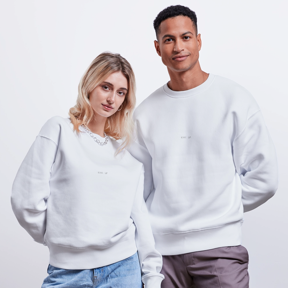 Look Up - Batch1 - Stanley/Stella Unisex Oversize Bio Pullover RADDER - Weiß