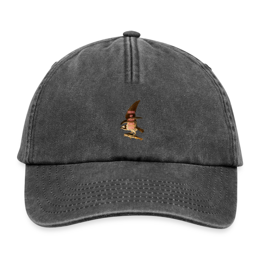 Birds of pray don't sing - Batch1 - Relaxed Vintage Cap - Vintage Schwarz