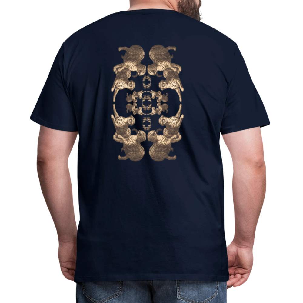 Eye of the Tiger - Batch1 - Männer Premium T-Shirt - Navy