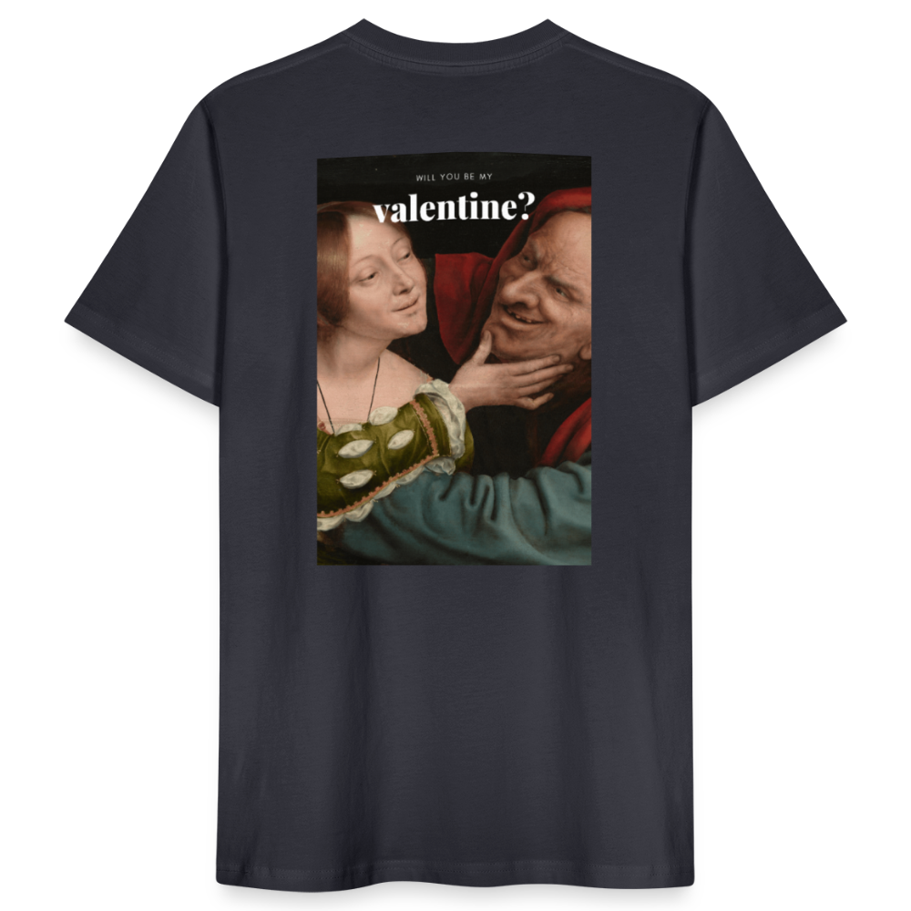 Will you be my Valentine - Batch1 - Stanley/Stella Unisex T-Shirt CRAFTER - Dunkles Graublau