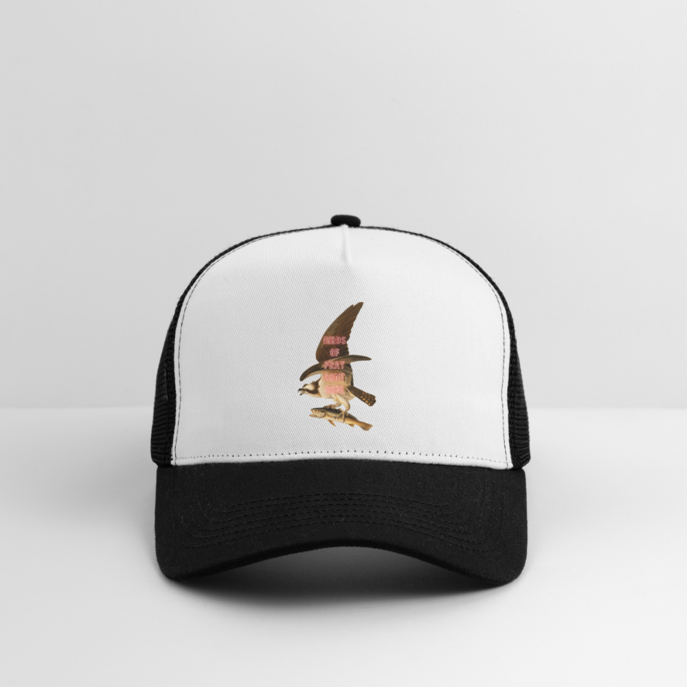 Birds of pray don't sing - Batch1 - Trucker Cap - Weiß/Schwarz