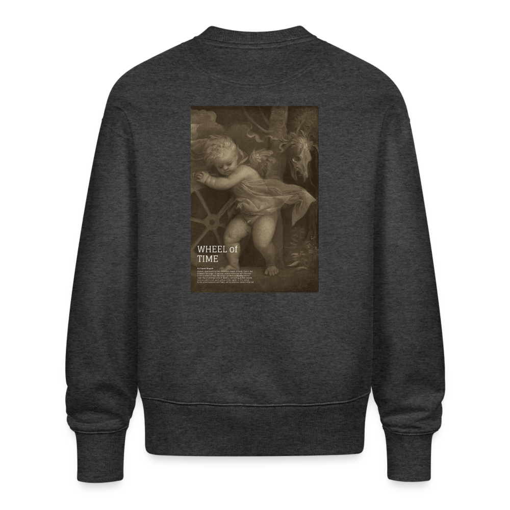 Wheel of Time - Batch1 - Stanley/Stella Unisex Oversize Bio Pullover RADDER - Dunkelgrau meliert