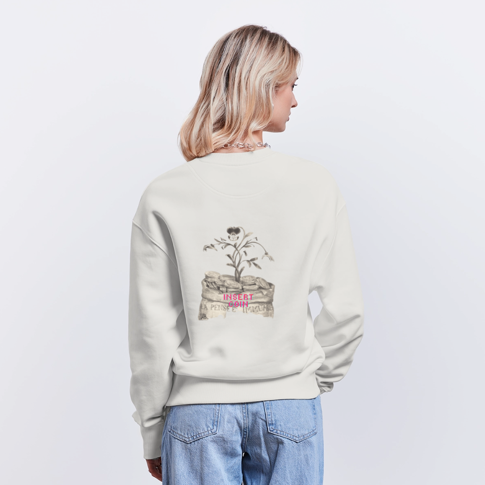 Insert Coin - Batch1 - Stanley/Stella Unisex Oversize Bio Pullover RADDER - OFF WHITE