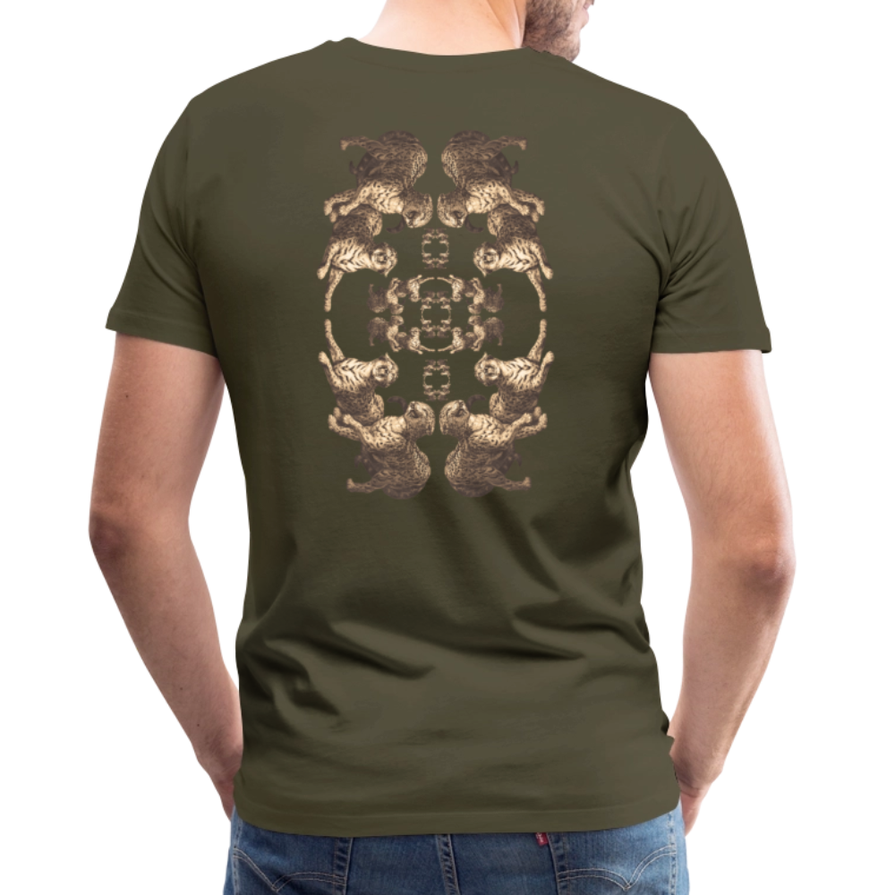 Eye of the Tiger - Batch1 - Männer Premium T-Shirt - Khaki