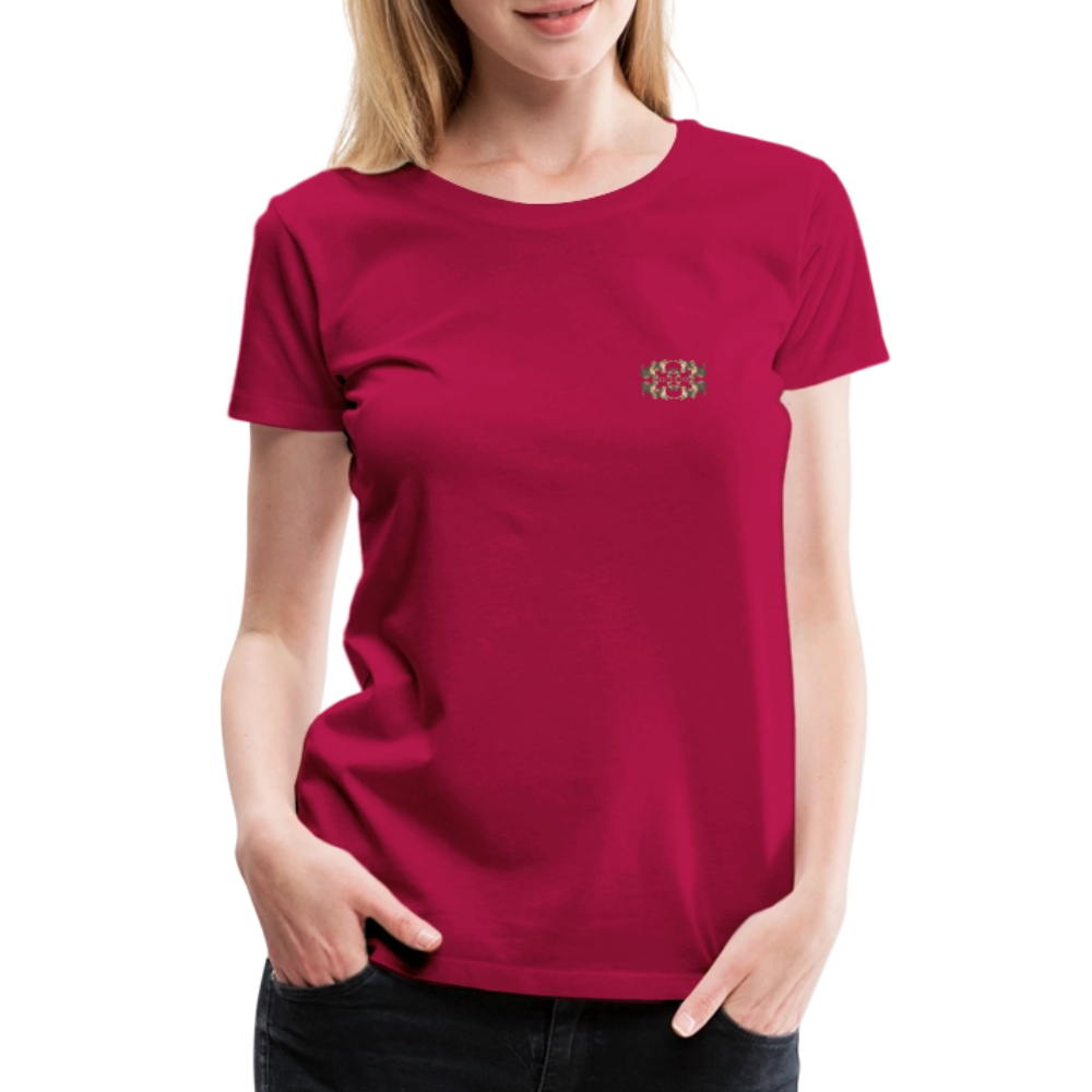 Eye of the Tiger - Batch1 - Frauen Premium T-Shirt - dunkles Pink