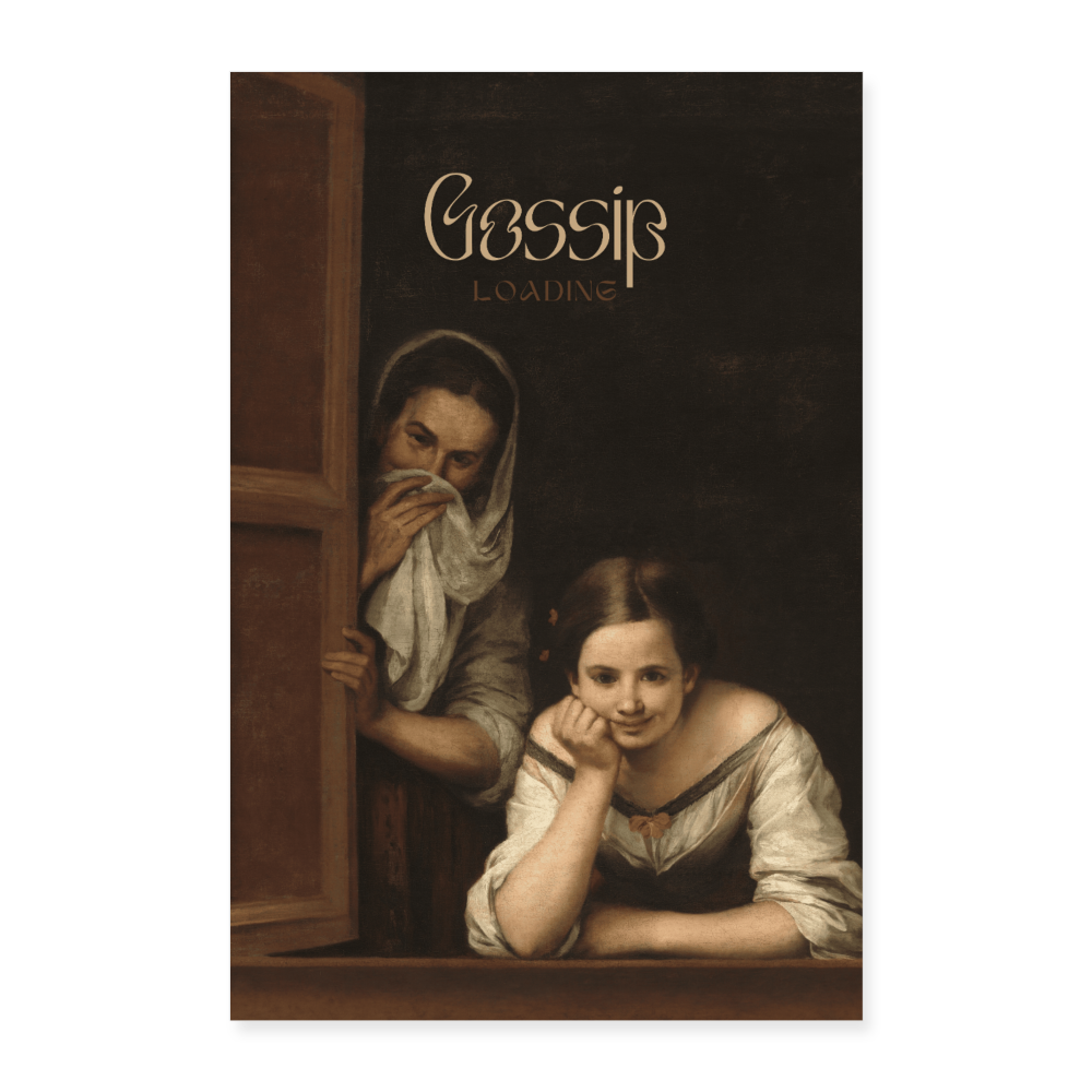 Gossip Loading - Batch1 - Poster 40x60 cm - Weiß