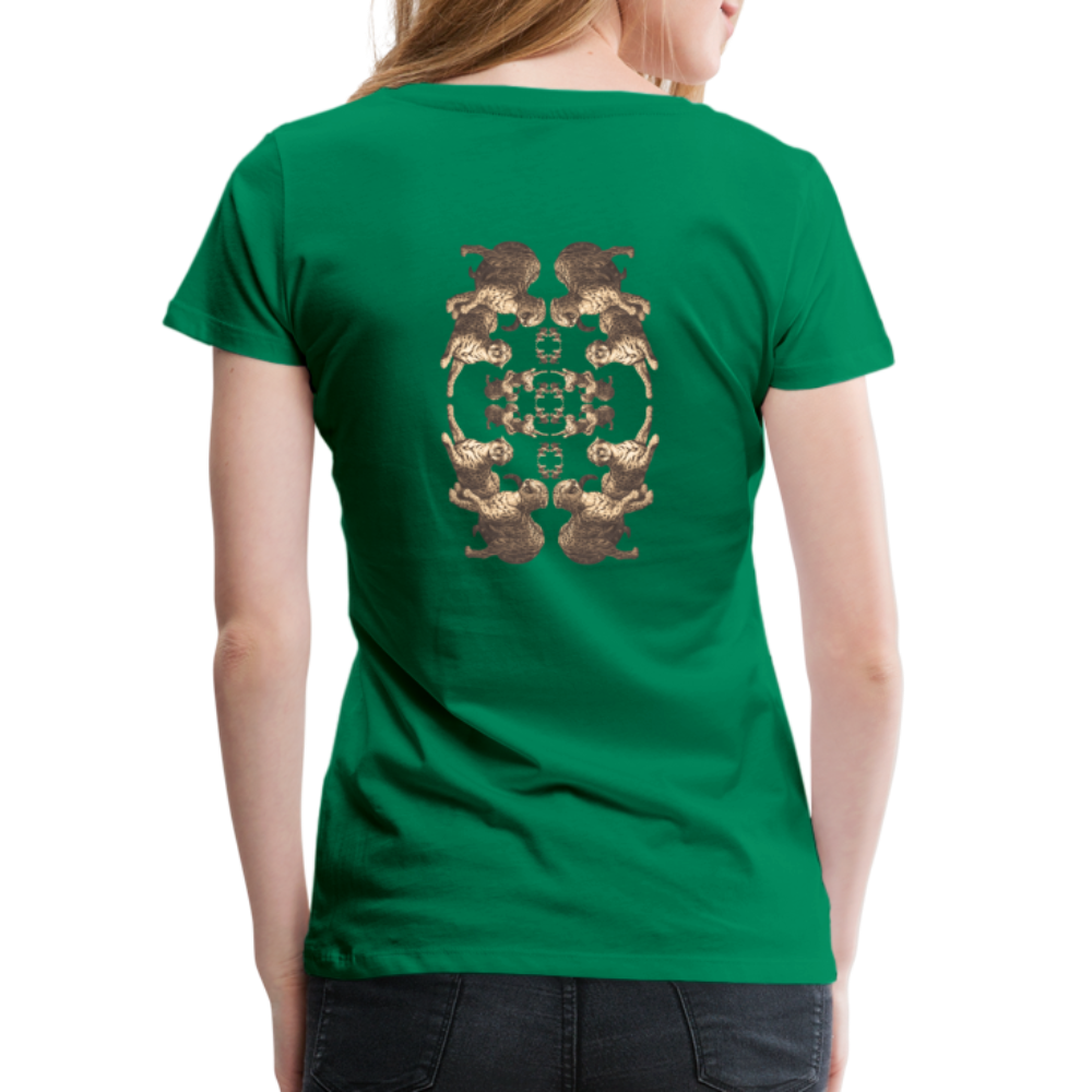 Eye of the Tiger - Batch1 - Frauen Premium T-Shirt - Kelly Green