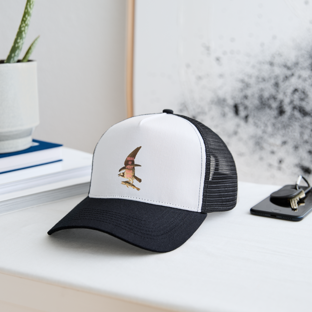 Birds of pray don't sing - Batch1 - Trucker Cap - Weiß/Schwarz