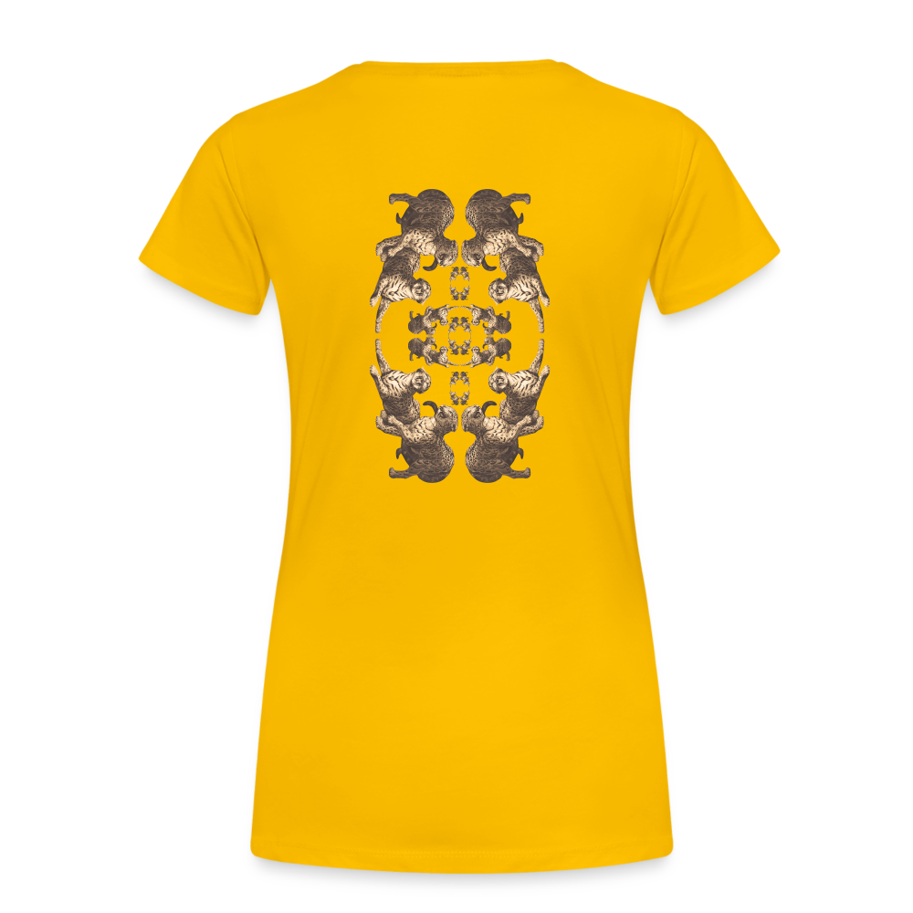 Eye of the Tiger - Batch1 - Frauen Premium T-Shirt - Sonnengelb