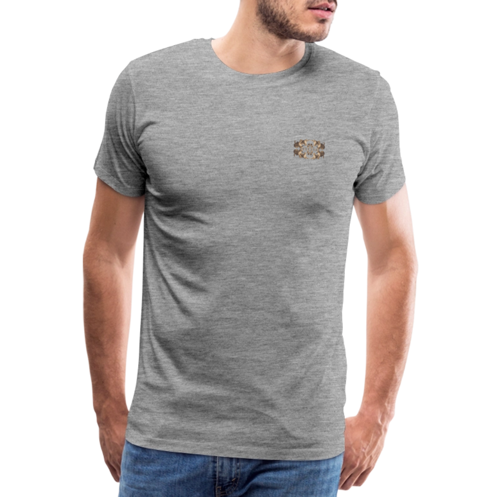 Eye of the Tiger - Batch1 - Männer Premium T-Shirt - Grau meliert