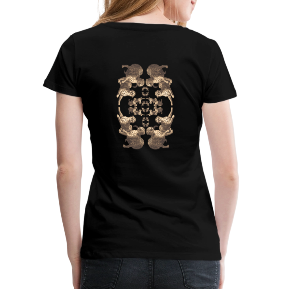 Eye of the Tiger - Batch1 - Frauen Premium T-Shirt - Schwarz