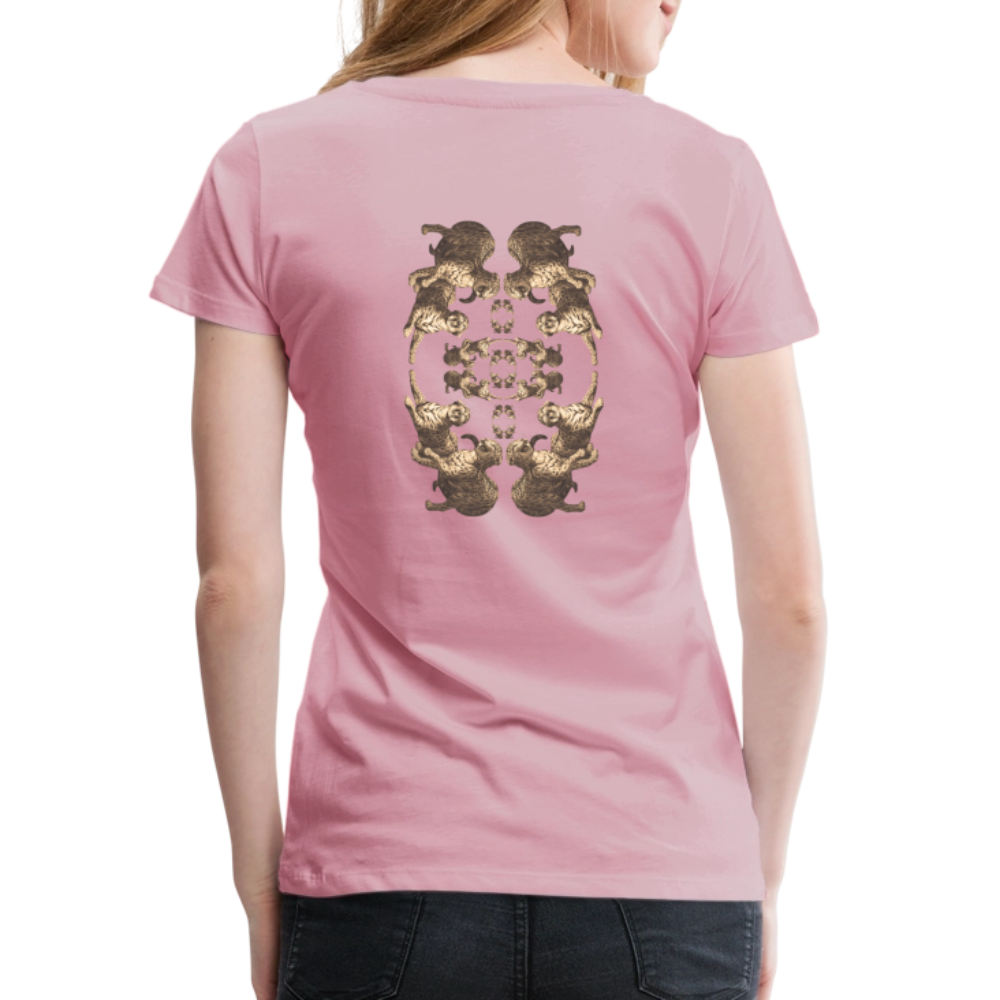 Eye of the Tiger - Batch1 - Frauen Premium T-Shirt - Hellrosa