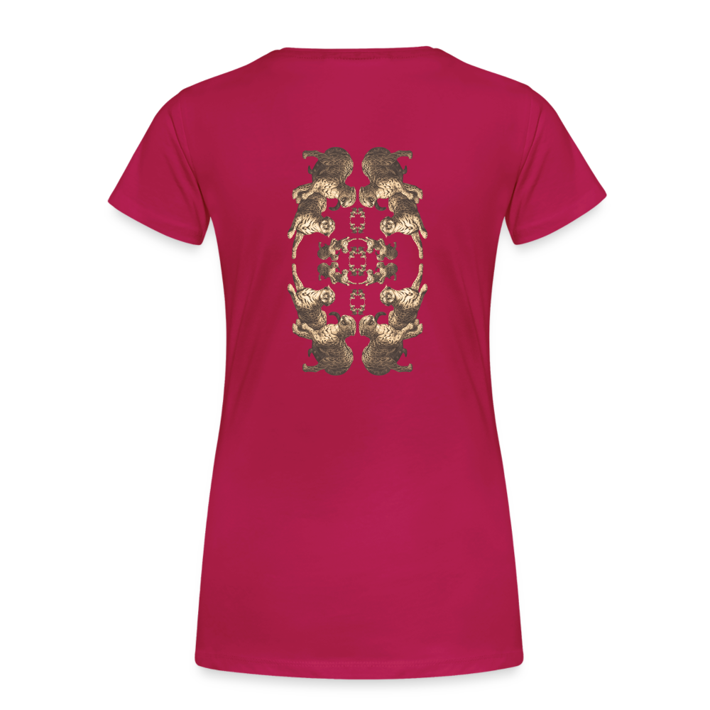 Eye of the Tiger - Batch1 - Frauen Premium T-Shirt - dunkles Pink