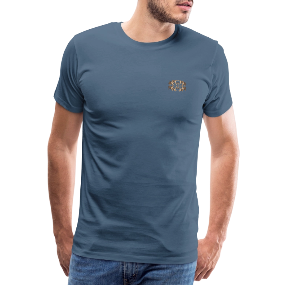 Eye of the Tiger - Batch1 - Männer Premium T-Shirt - Blaugrau