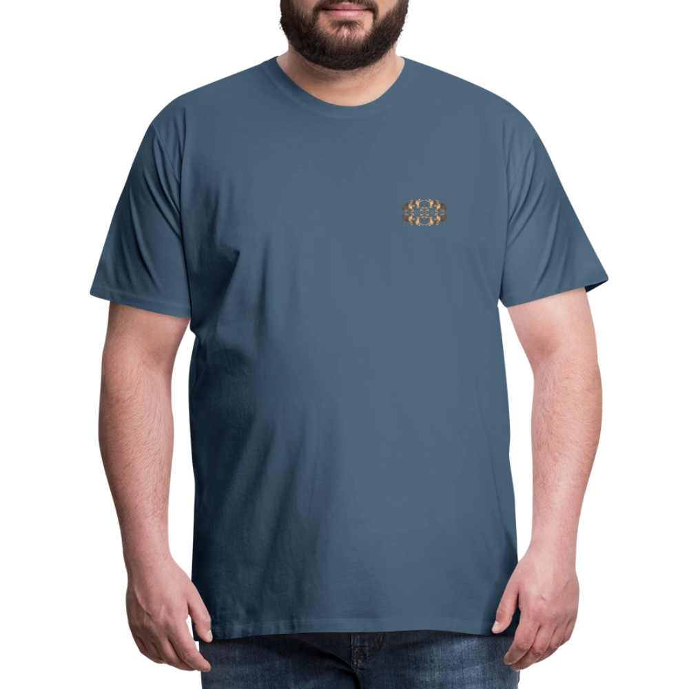 Eye of the Tiger - Batch1 - Männer Premium T-Shirt - Blaugrau