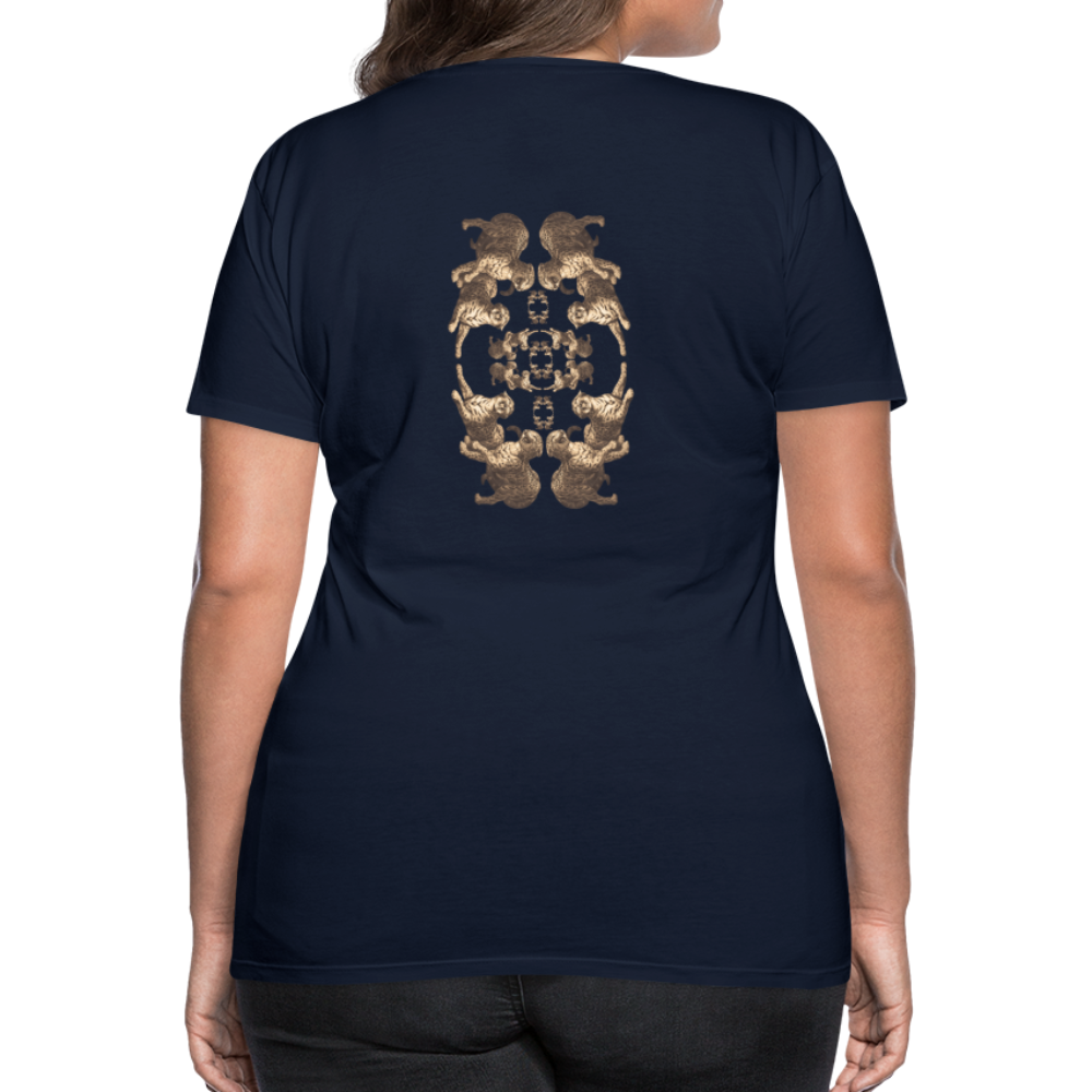 Eye of the Tiger - Batch1 - Frauen Premium T-Shirt - Navy