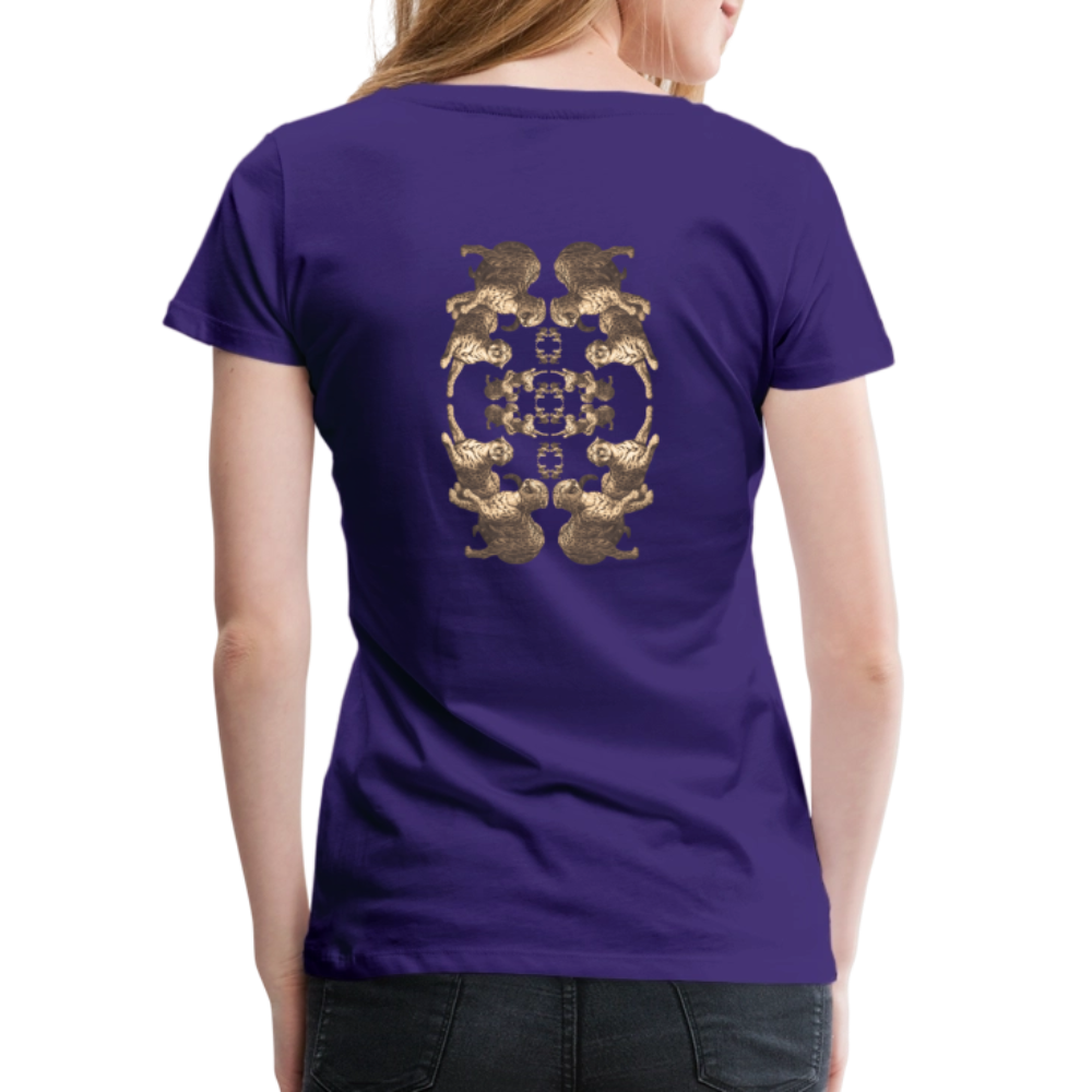 Eye of the Tiger - Batch1 - Frauen Premium T-Shirt - Lila