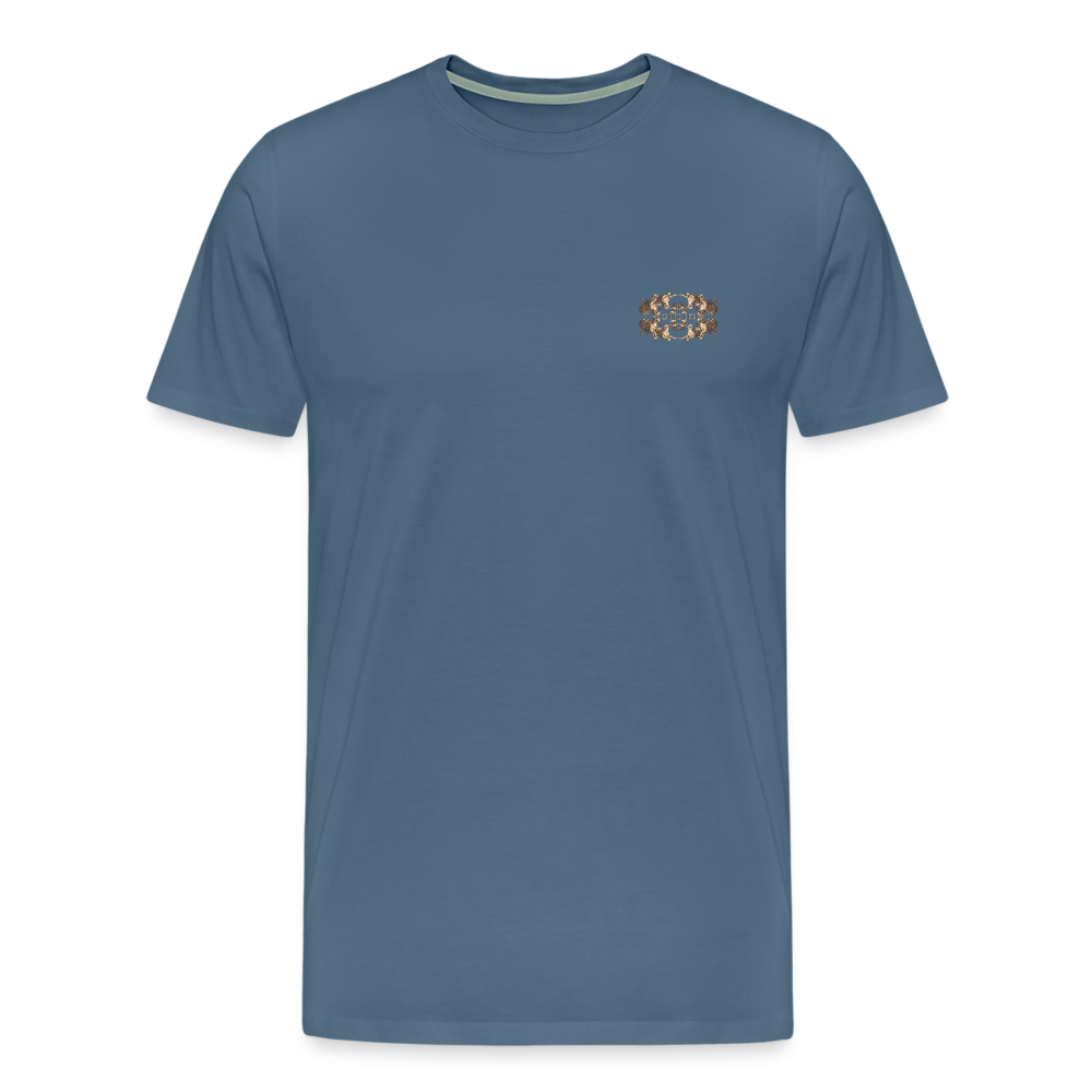 Eye of the Tiger - Batch1 - Männer Premium T-Shirt - Blaugrau